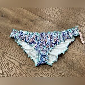 Victorias Secret- Paisley Bikini Swim Bottom NWT Size Large
